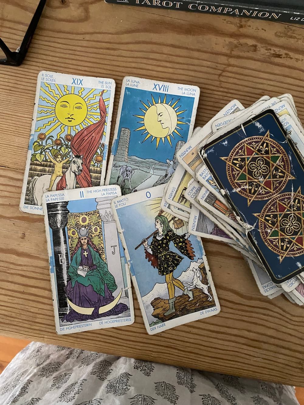 Example tarot spread