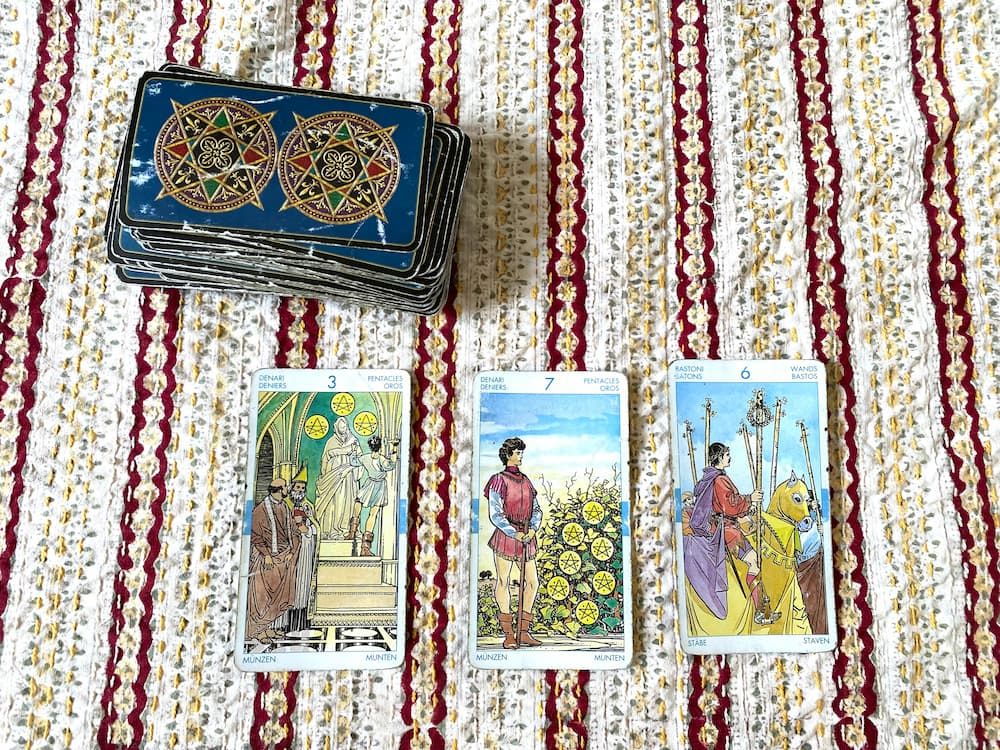 Example tarot spread